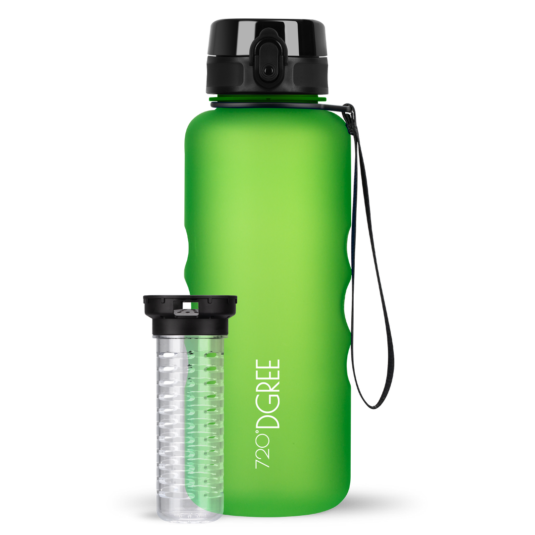 Trinkflasche Wasserflasche Fruchteinsatz 1,5L - BPA-Frei uberBottle 720  DGREE spring green: Tests, Infos & Preisvergleich