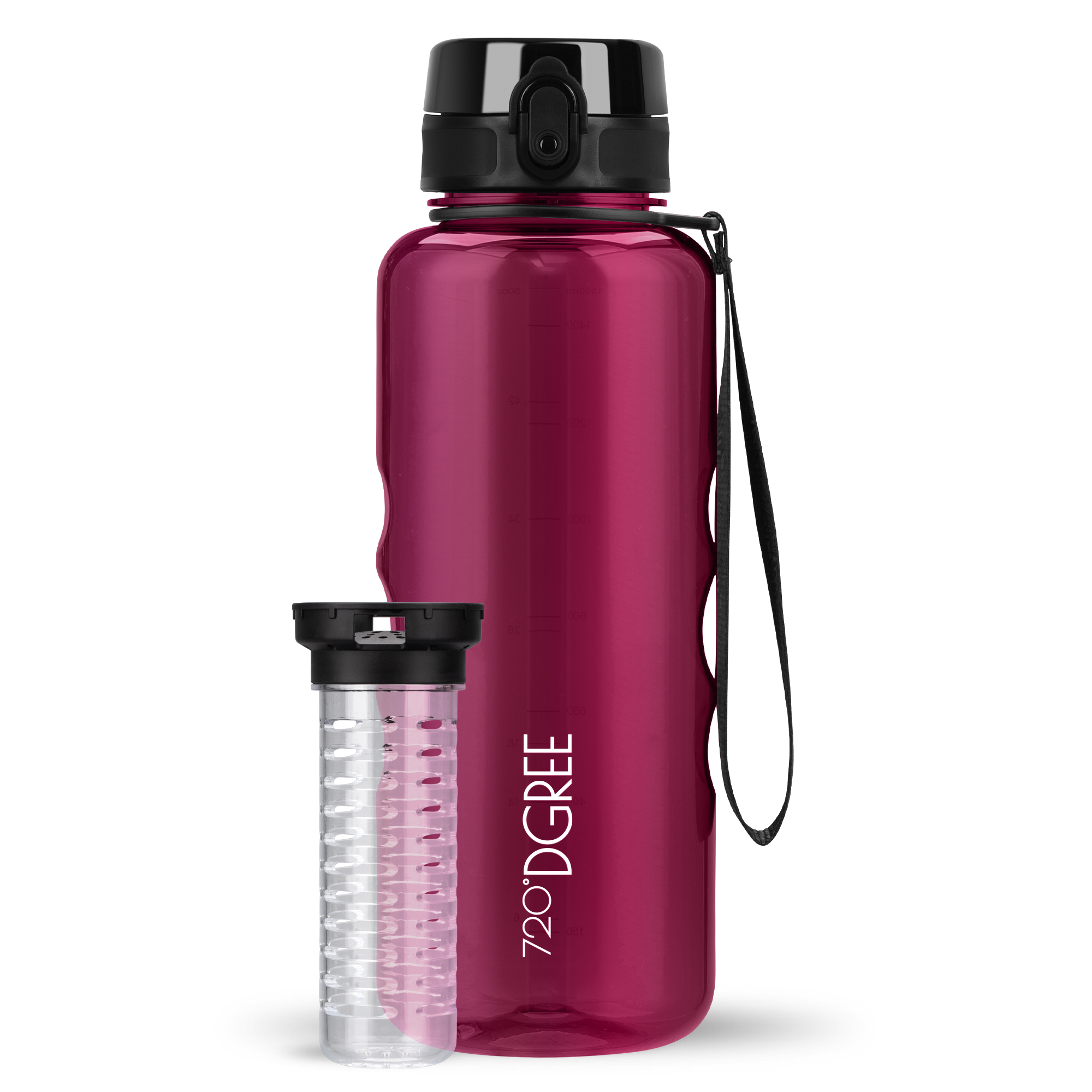 BJPKPK Isolierte Edelstahl-Trinkflasche 482 Ml – Hält 24h Kalt & 12h Warm, BPA-frei, Ziegelrot