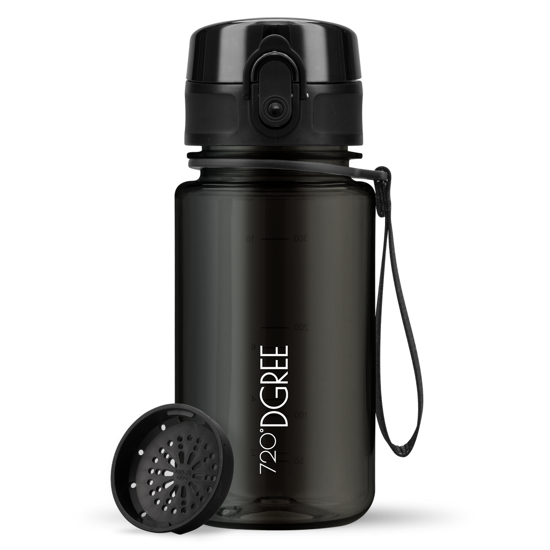 720°DGREE ÜberBottle 1 L Trinkflasche – CrystalClear, Mit Sieb, BPA-frei Aus Tritan 720°DGREE ÜberBottle 1L