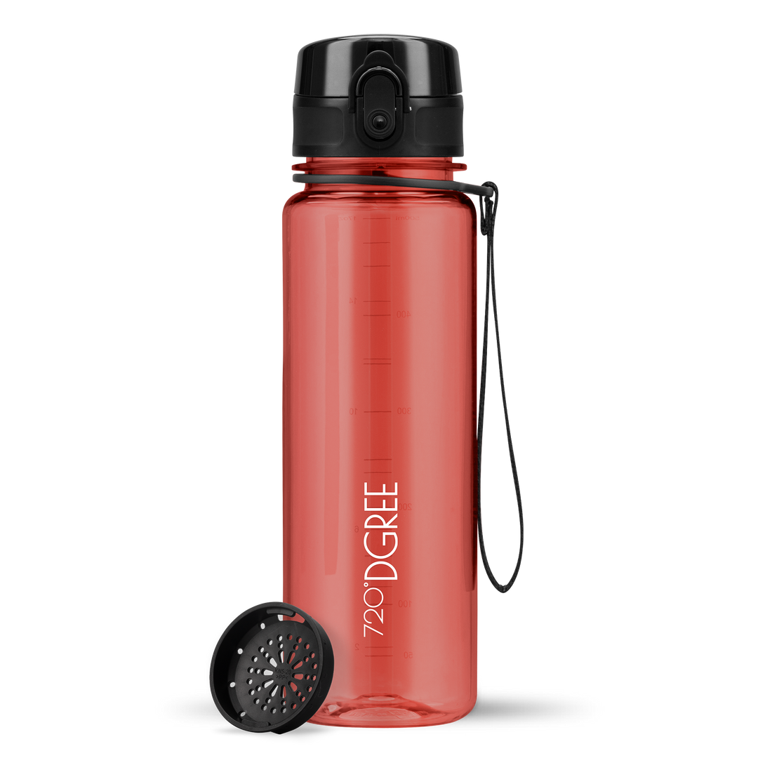 uberBottle - Botella deportiva sin BPA con inserto de fruta – 720°DGREE