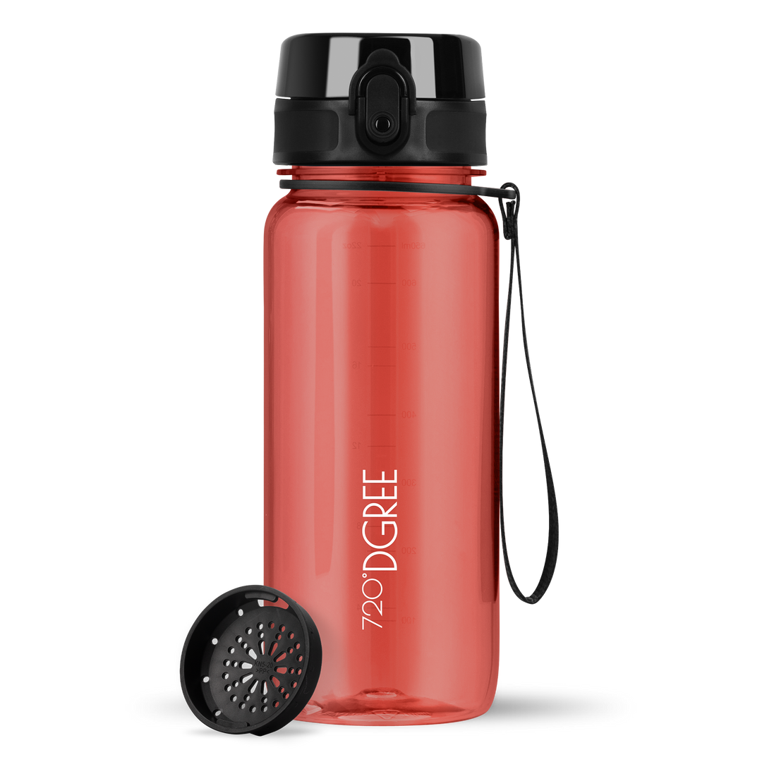 uberBottle Trinkflasche crystalClear Sieb 720 DGREE