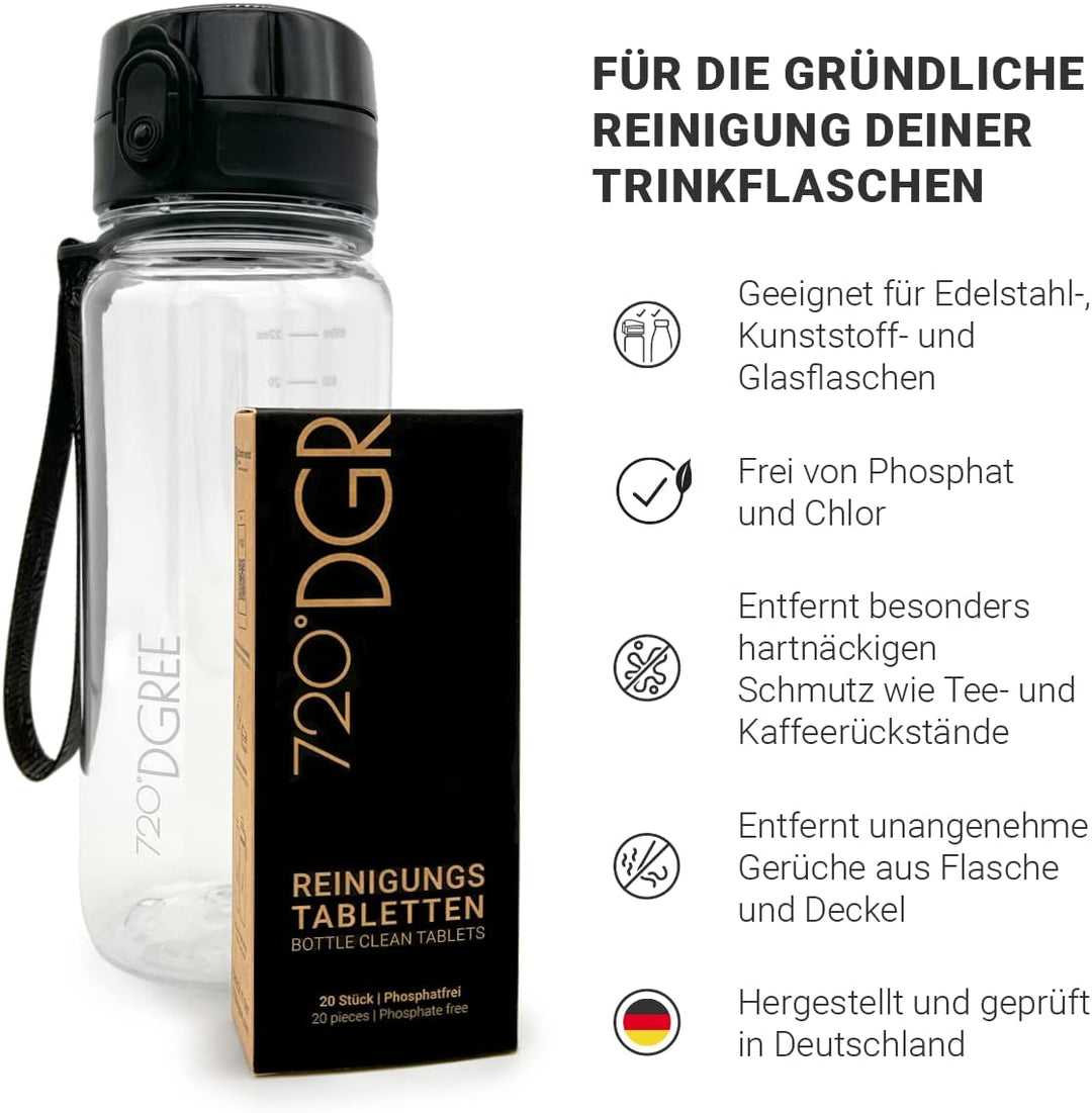 Reinigungstabletten mit Aktiv-Sauerstoff – 720°DGREE