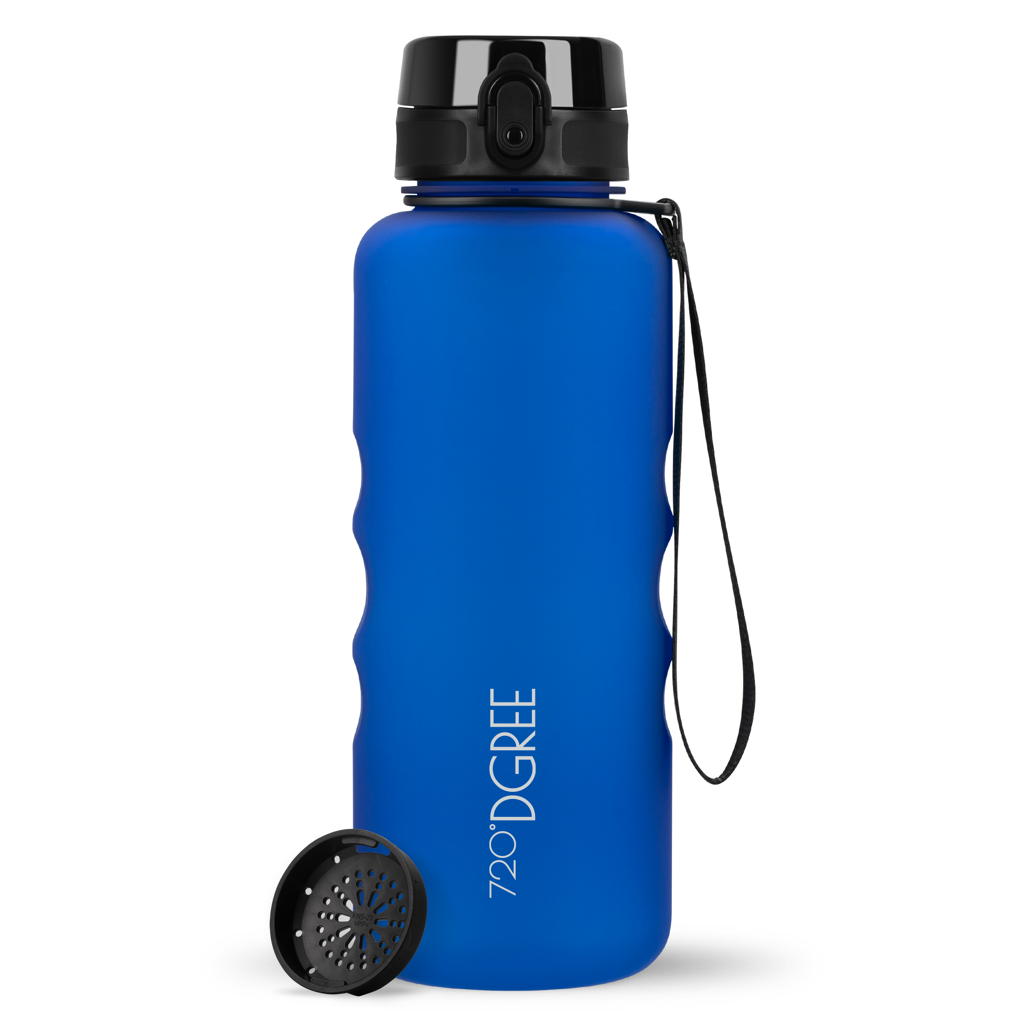 720°DGREE ÜberBottle 1 L Trinkflasche – CrystalClear, Mit Sieb, BPA-frei Aus Tritan 720°DGREE ÜberBottle 1L